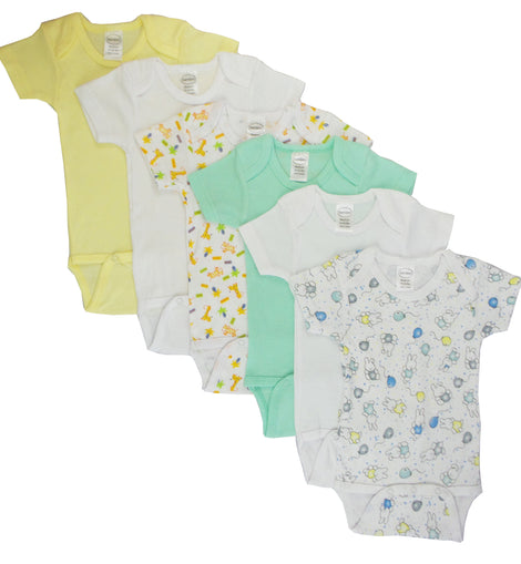 Boys' Printed Short Sleeve 6 Pack