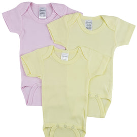 Bambini Short Sleeve One Piece 3 Pack