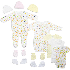 Newborn Baby Girls 12 Pc Layette Baby Shower Gift