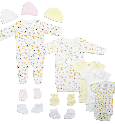 Newborn Baby Girls 12 Pc Layette Baby Shower Gift