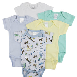 Bambini Short Sleeve One Piece 5 Pack