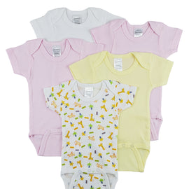 Bambini Short Sleeve One Piece 5 Pack