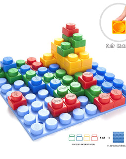 UNiPLAY Platform with 64pcs Soft Building Blocks (#UB011)