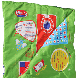 Playtime Reversible Slumber Bag. Over 35 Fun Interactive Games!