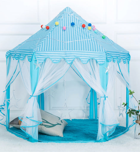 1.4m Princess Castle Play House Large Outdoor Kids Play Tent