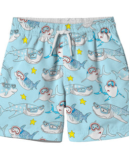 Board Shorts with Sharks