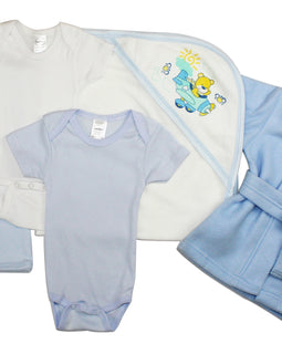 Essential Newborn Baby Boy 7 Piece Layette Set