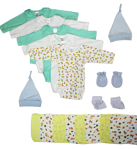 Newborn Baby Boys 21 Pc Layette Baby Shower Gift