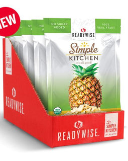 6 CT Case Simple Kitchen Organic FD Pineapple