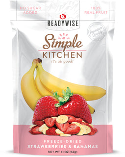 6 CT Case Simple Kitchen Strawberries & Bananas