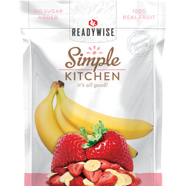 6 CT Case Simple Kitchen Strawberries & Bananas