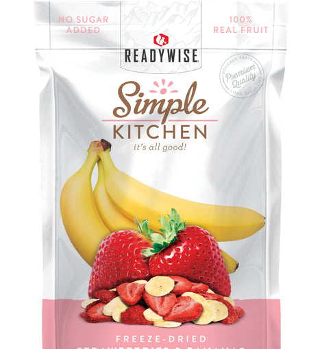 6 CT Case Simple Kitchen Strawberries & Bananas