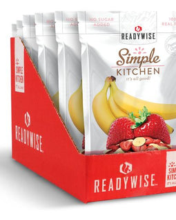 6 CT Case Simple Kitchen Strawberries & Bananas