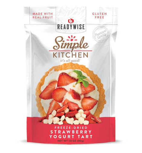 6 CT Case Simple Kitchen Strawberry Yogurt Tart