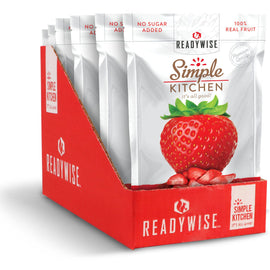 6 CT Case Simple Kitchen Sliced Strawberries