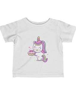 Unicorn Loves Strawberry Shortcake Girls Tee