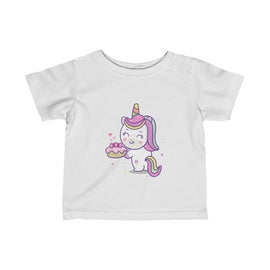 Unicorn Loves Strawberry Shortcake Girls Tee